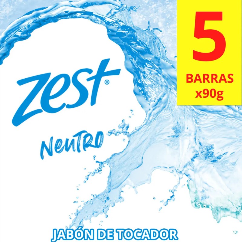 Zest Jabón Barra Neutro Suave Una Piel Más Humectada Glicerina