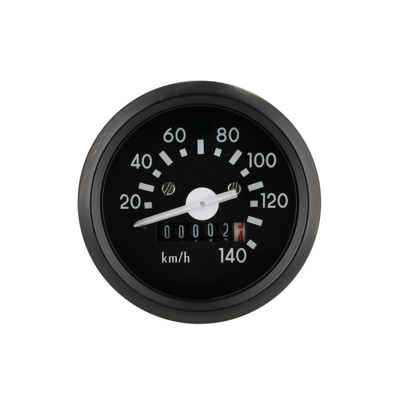 Tachometer Ø60mm bis 140km, mit Blinkkontrolle, 12V - für Simson