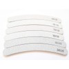 8X Nail Files Zebra Shape Banana Curved Boomerang Chose Grit