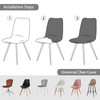 FIGOOO Chair Covers, Set of 6, Stretch Chair Covers, Scandinavian,