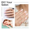Modelones Nail Tips, Pre-shaped Full Cover Fake Nails Soft Gel