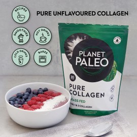 Pure Collagen Powder (60 Servings, 450g) | for Healthy Skin, Joints, and Gut Health | Grass Fed, Non-GMO and Gluten-Free Bovine Collagen