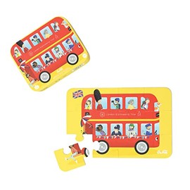Bernie Bus and Friends London Bus 12 piece puzzle for 1, 2, 3, 4 year old. Problem solving toy by indigo jamm