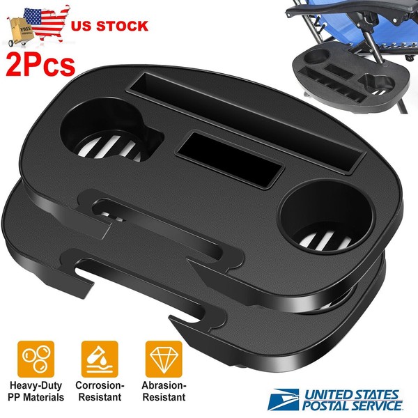 iMounTEK Zero Gravity Chair Cup Holder Set of 2, Zero