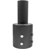 1000LED 4 Inch Round Pole Bracket Tenon Adapter, Single Vertical