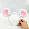 UNVOJL 2 Pieces Mouse Ears Headband Animal Ears Headband Soft