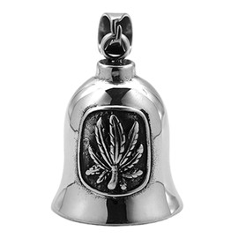 Biker Bell,Luck Bells for Motorcycle Rider | Handlebar Cycling Safety Alert Punk Art Ornament for Women Men Dad Touring Cruising