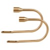 ALEENFOON Curtain Tieback Hooks U Style Metal Tie Backs for