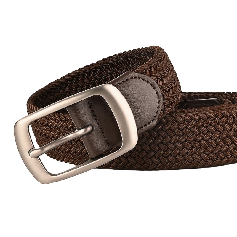 Awlyfm Men's Braided Belt 120-180 cm Stretch Belt Elastic Belt