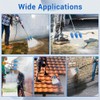 Triple Turbo Nozzle Pressure Washer, 360° Rotating Turbo Nozzle with