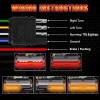 Happybilssbuy LED Tailgate Light Bar 60" Triple Row 5-Function Strip
