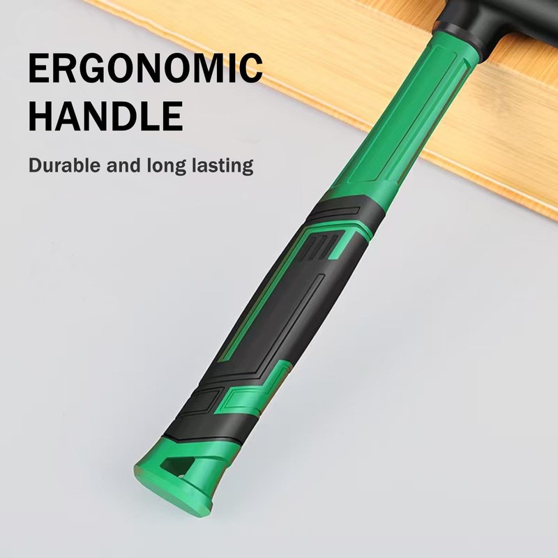 BUSKPOK Dead Blow Hammer, Rubber Mallet with Non-Slip Grip, Marring