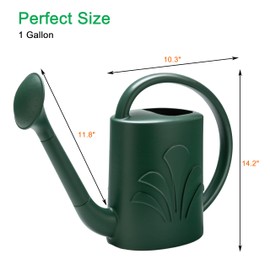 Soiwapot Plant Watering Can 1 Gallon, Watering Can for Outdoor Plants with Sprinkler Head