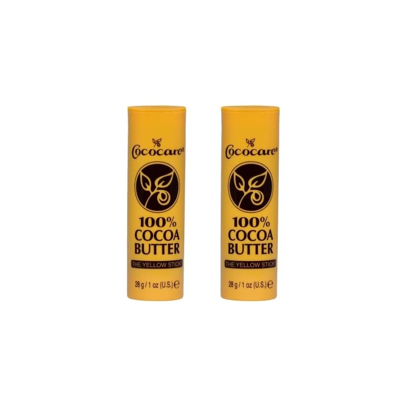 Cococare Cocoa Butter Stick, 1 Ounce (Pack of 2)