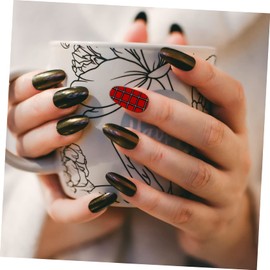 Healeved 5sets Nail Art Decals Set Christmas Theme Full Cover Stickers Easy to Apply Ideal for Nail Decor 6pcs*5