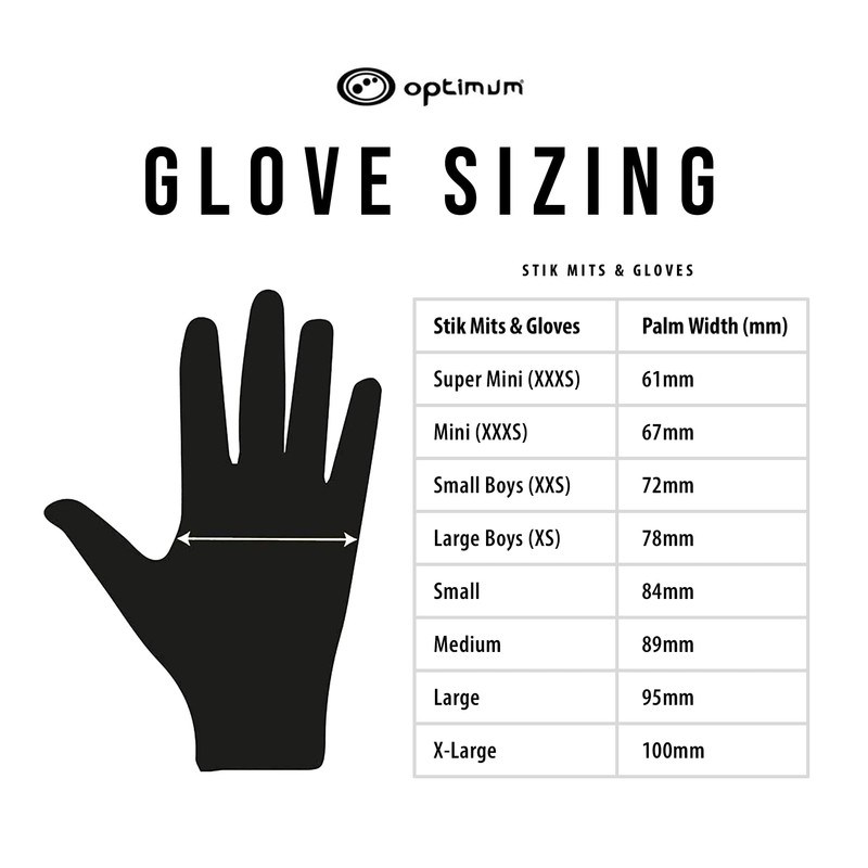 Optimum Fusion Hockey Full Finger Winter Boy’s Gloves - Visible