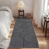 ROYHOME Modern Rug 2x6 Runners for Hallways, Abstract Kitchen Runner
