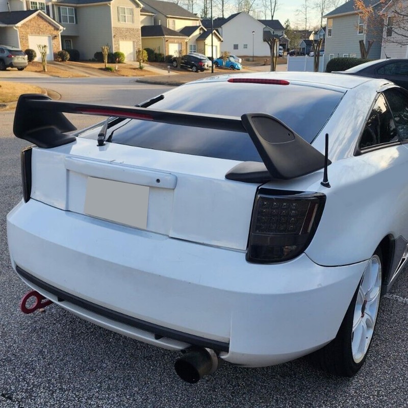 HECASA Trunk Spoiler w/3RD LED Brake Ligh Compatible with 2000-2005