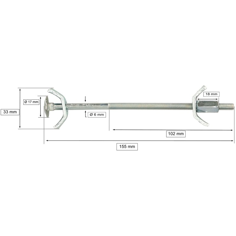 KOTARBAU® Set of 12 Worktop Connectors 150 mm for Table