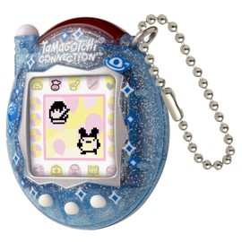 TAMAGOTCHI Bandai Connection Digital Pet Blue Glitter Shell Virtual Pet Electronic Toy With Infra-Red Connection For Shared Fun | Kids Toys For Girls And Boys Are Great Japanese Gifts