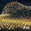 Gresonic Net Fairy Lights Warm White 160LED 1.9mx0.9m/6.5ftx3.2ft 8 Mode