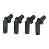4pcs Sunroof Drain Tube Connector EEH500100 Rubber Black Replacement for