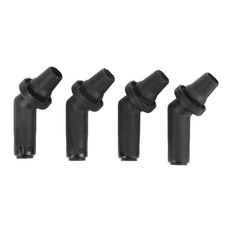 4pcs Sunroof Drain Tube Connector EEH500100 Rubber Black Replacement for