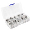 2Boxes Glass Tube Fuse Kit M6x30mm 0.5A‑30A Fast Acting Quick