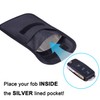 Wisdompro RFID Key FOB Protector for Car Key Signal Blocking;