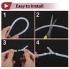 HEROFFIX Pack of 5 Aquarium Plastic Hose Connectors 5/32 Inch