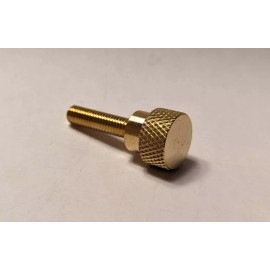 Thumbscrew Knob replacement for Dickinson Newport stove heater door Solid Brass