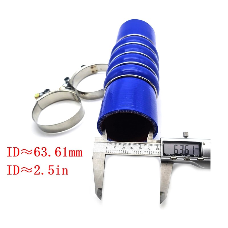 shsiyayh F50-6308 28359 Blue Rubber Material Upper Radiator Coolant Hose