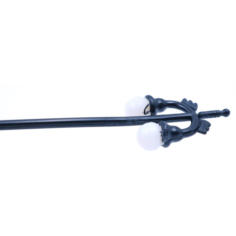 Tiardey 10pcs Double Head Lamp Model Railway Train/Road Lamp Post