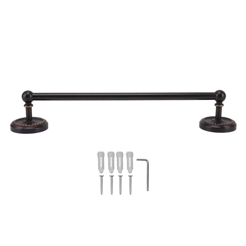 All Copper Bathroom Towel Bar European Style Wall Mounted Towel
