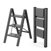 WOA WOA Step Ladder, Portable Lightweight Home Ladder, Folding Step
