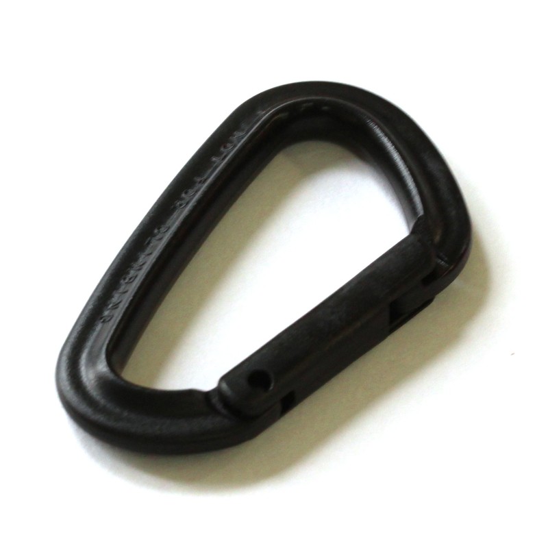 YKK Plastic Carabiner 4.3cm×6.5cm Black IN75-580