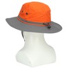 UPF50+ Fishing Hat with Reflective Strip Mesh Vents Adjustable Wide