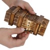You&Lemon Wooden Gift Box, Magic Puzzle Box with 2 Safe