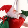 Christmas Pendant Santa Claus Climbing Stairs Decor Xmas Tree Decoration