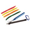 65pcs/box Soft Worm Bait Fishing Lures Kit with Rubber O