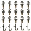 Teadokly 20pack Push Pin Hangers,Zinc Alloy Pin Photo Frame Hooks,Thumb