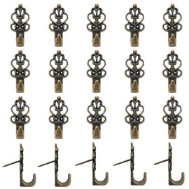 Teadokly 20pack Push Pin Hangers,Zinc Alloy Pin Photo Frame Hooks,Thumb Tacks for Picture,Canvas,Office,Clock,Mirror