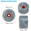 PATIKIL Roller Skate Wheels Set, 4 Pack 65mm 78A Light