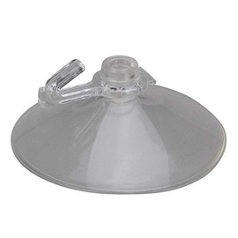 Club Pack of 20 Mini Clear Hanging Christmas Suction Cup Hooks 1"