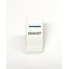 Southern Marine Euro Rocker Switch Cover, White with Blue Lens.