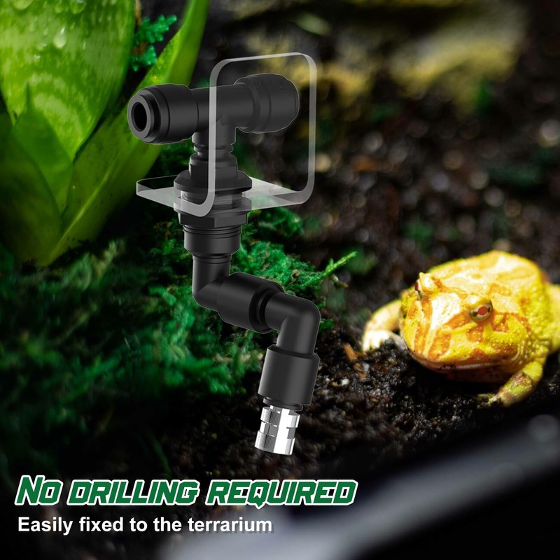 Ogioxam Automatic Reptile Mister System, Reptile Humidifiers Smart Misting System,