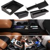 Aunginsy Center Console Gear Shift Storage Box Kit Compatible with Toyota Tundra 2014-2021 Central Control Gear Shift Cup Holder Side Storage Box Front Armrest Organizer Tray ABS Interior Accessories
