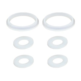 6 Pieces Connector Seals Washers for Lay Z Lazy Spa Rubber Seal Set A/B/C Clutch Seals Connector Seals (White)