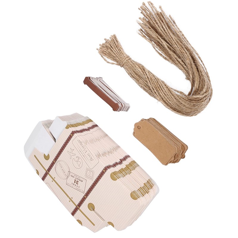 50 Unids/set Novedosa Mini Maleta Elege Caja de de Dulces