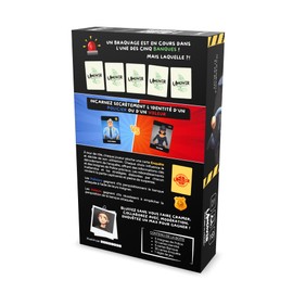 GAMESTUD - Uncover: Police vs. Thieves. Board Game - Mood, Bluff and Investigation - Secret Roles - 4 to 10 Players - Card Game - Family and Friends - Age 10+